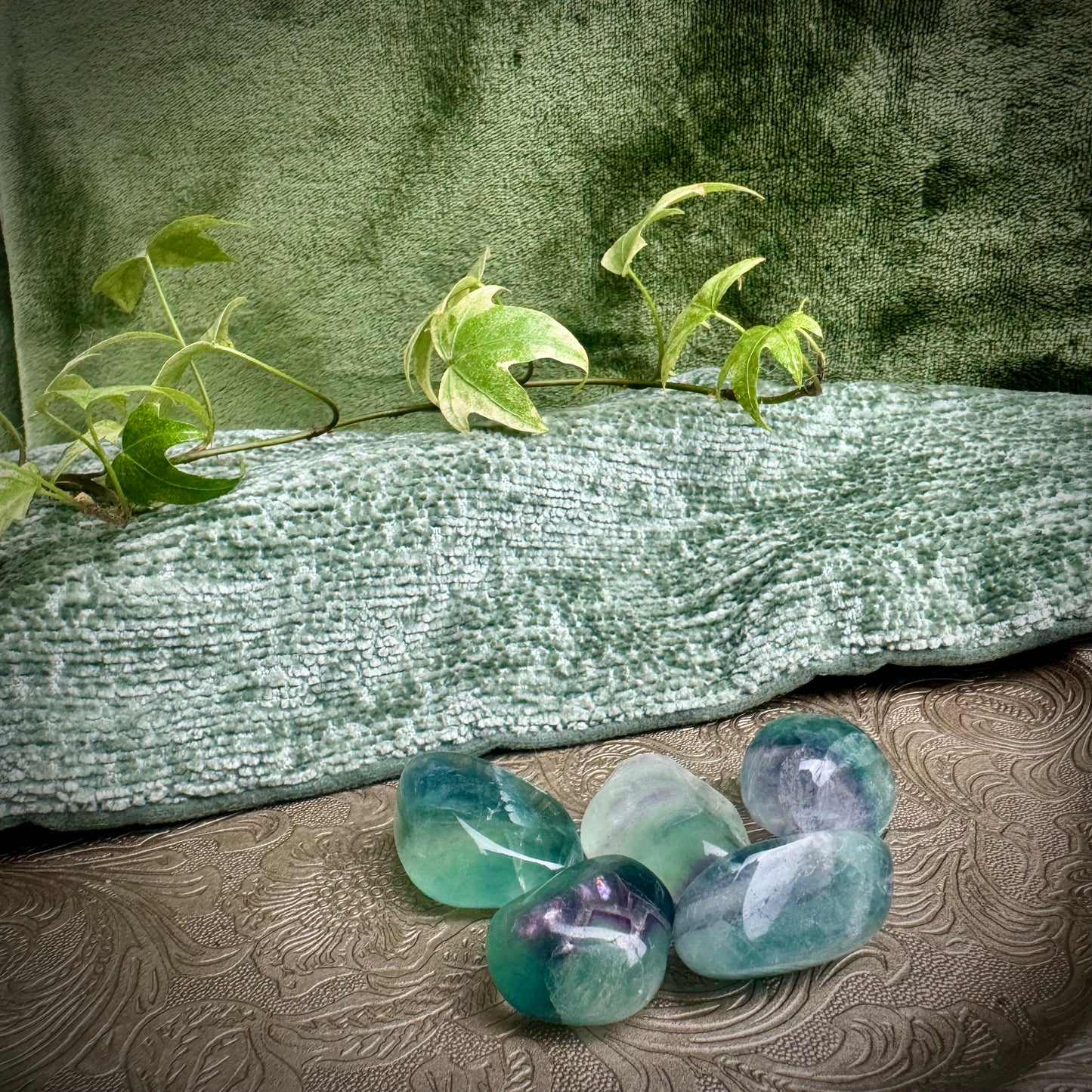 Rainbow Fluorite Tumblestones