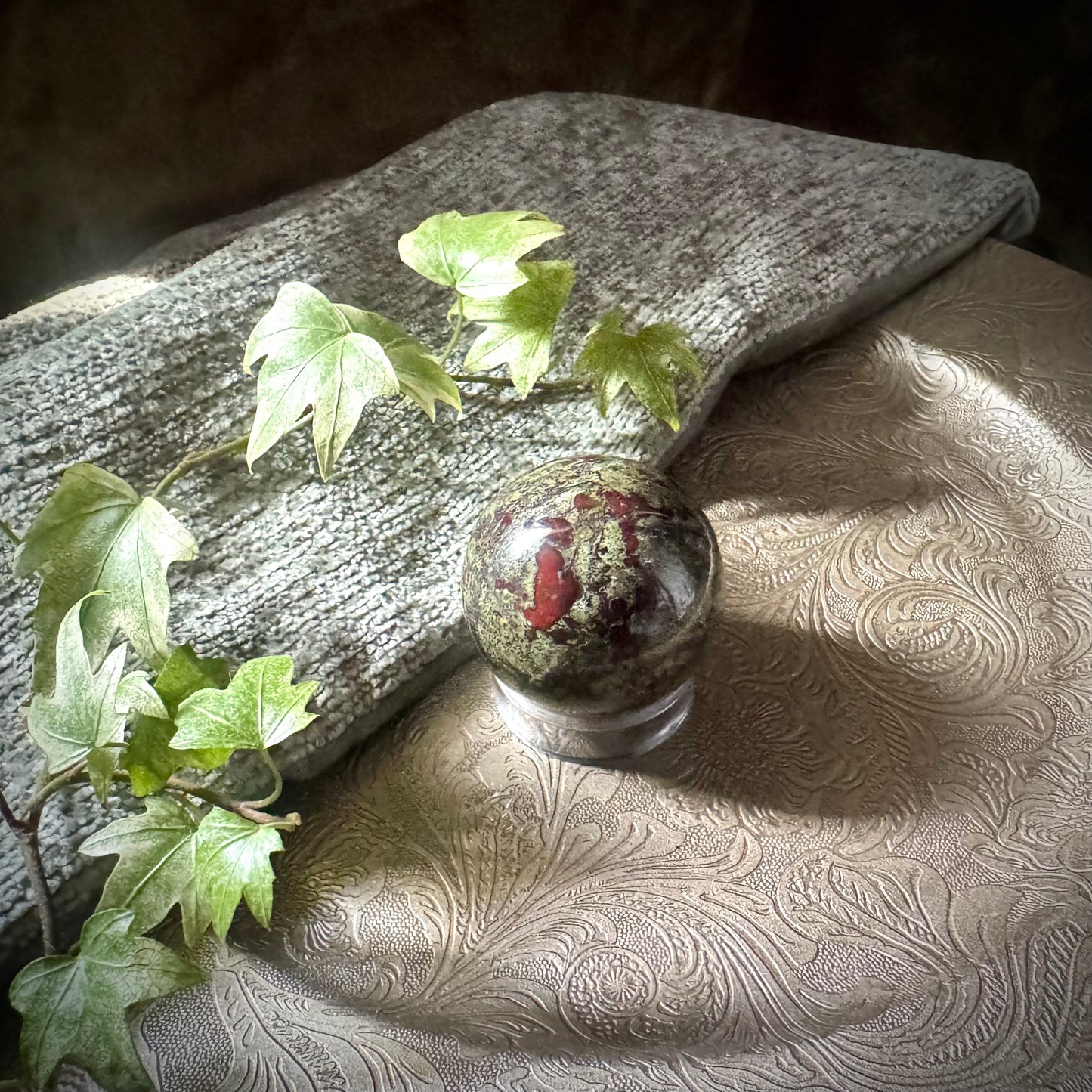 Dragon Blood Jasper Sphere