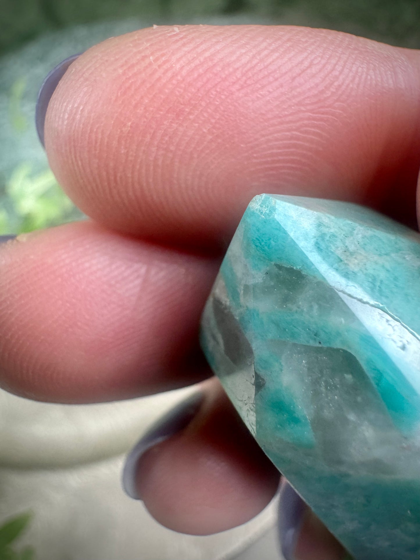 Amazonite with Smokey Quartz Point