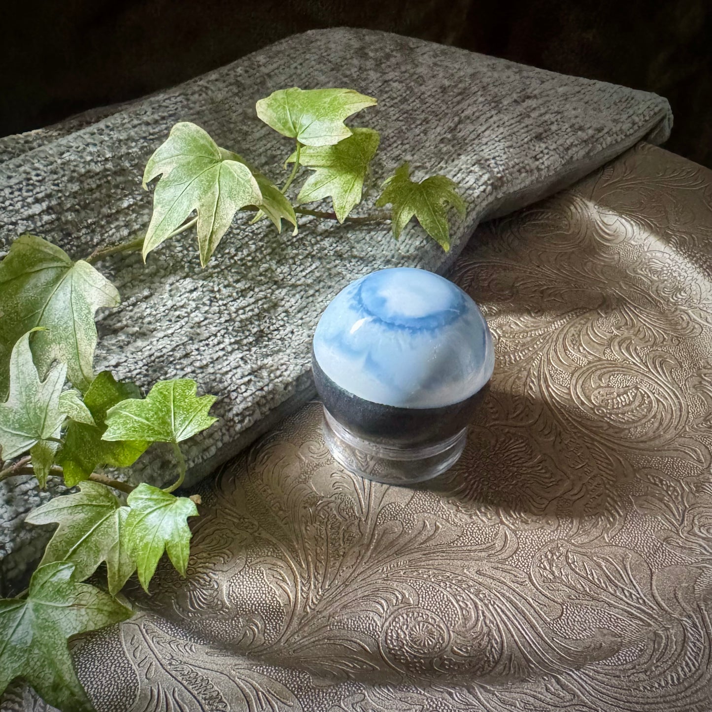 Blue Opal Sphere