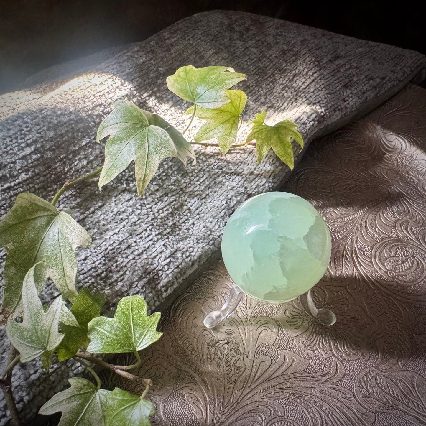 Pistachio Calcite Sphere