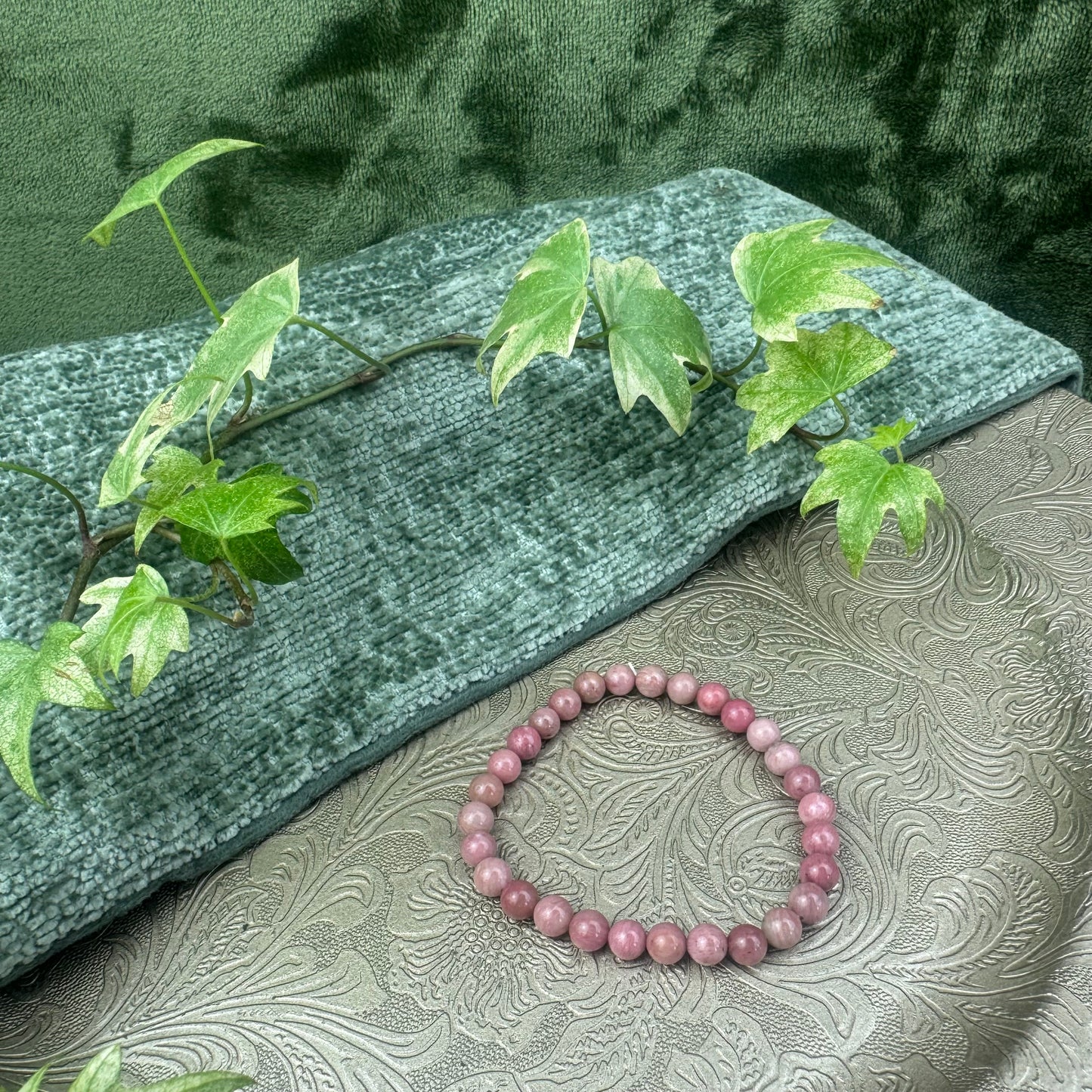 Rhodochrosite Power Bracelet