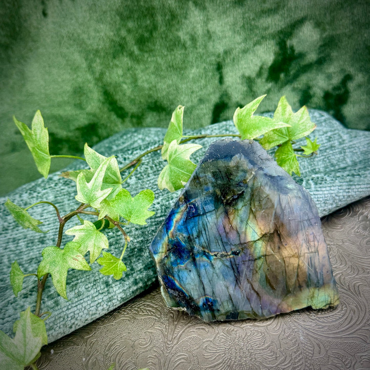 Labradorite Freeform (part polished)