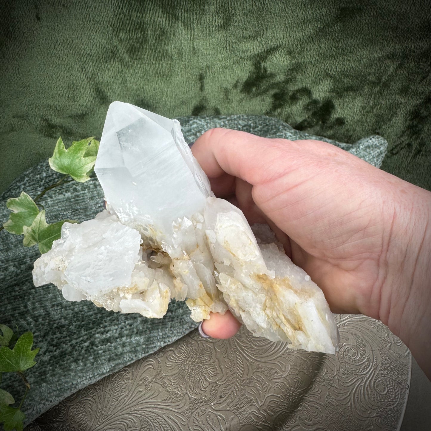 Candle Quartz Cluster