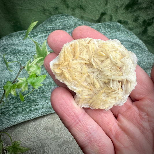 Peach Barite Blade Clusters – Natural Barite