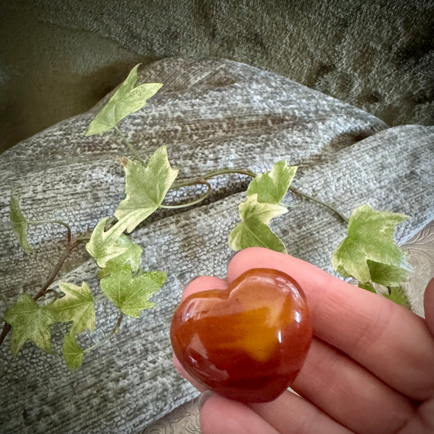 Mookaite Puff Heart