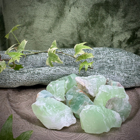 Rough Green Calcite