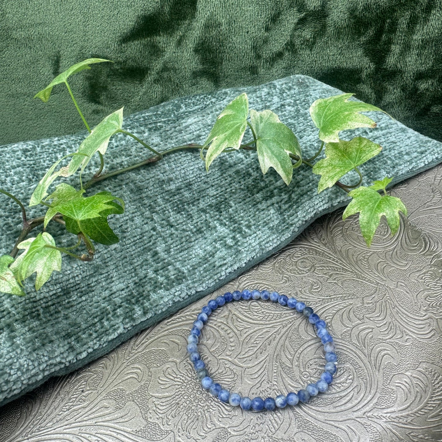 Frosted Sodalite Power Bracelet