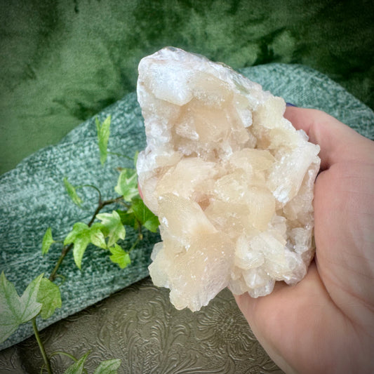 Stilbite with Apophyllite Cluster