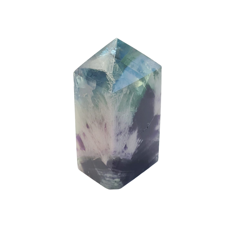 Rainbow Feather Fluorite Tower image 0