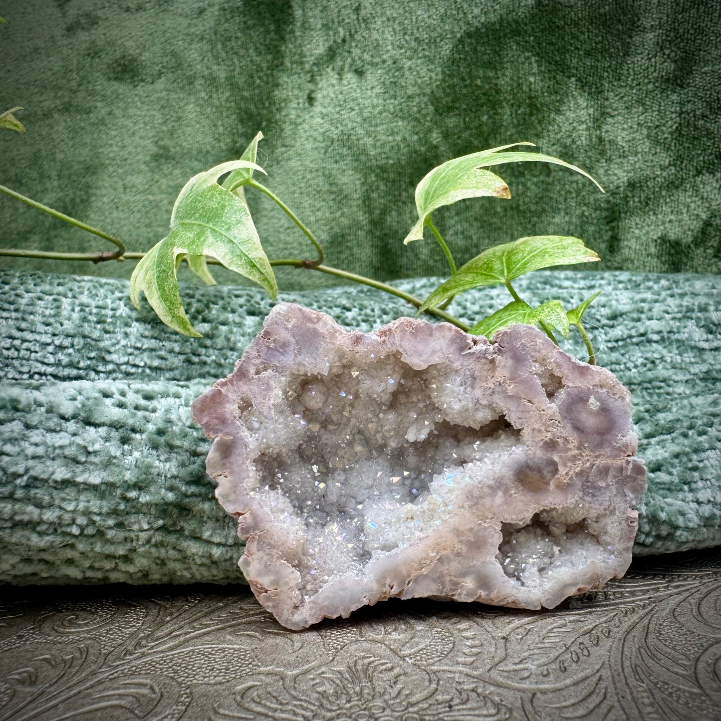 Angel Aura Quartz (Opal Quartz) Geode