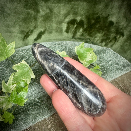 Black Moonstone Massage Wand