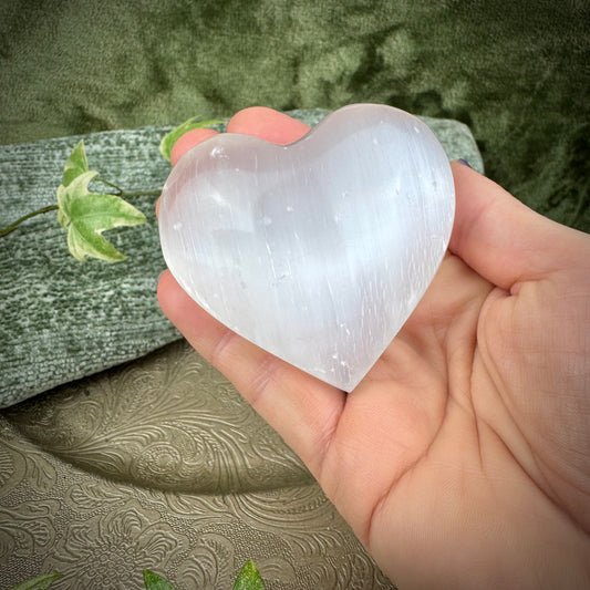 Selenite Heart