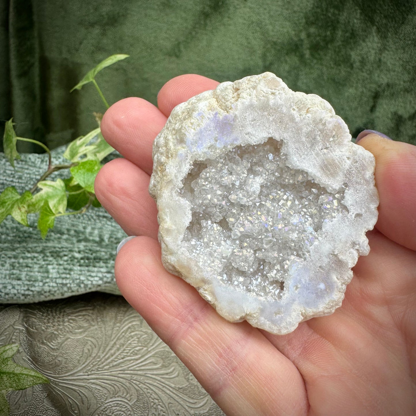 Angel Aura Quartz (Opal Quartz) Geode