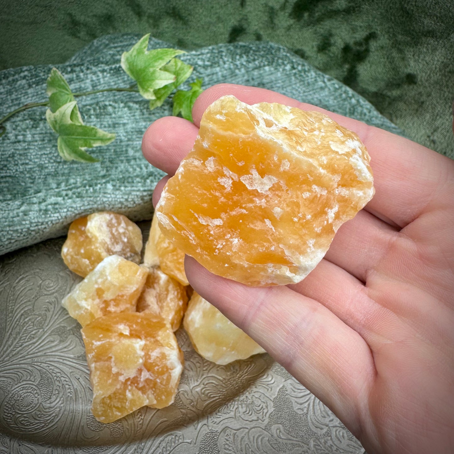 Rough Orange Calcite