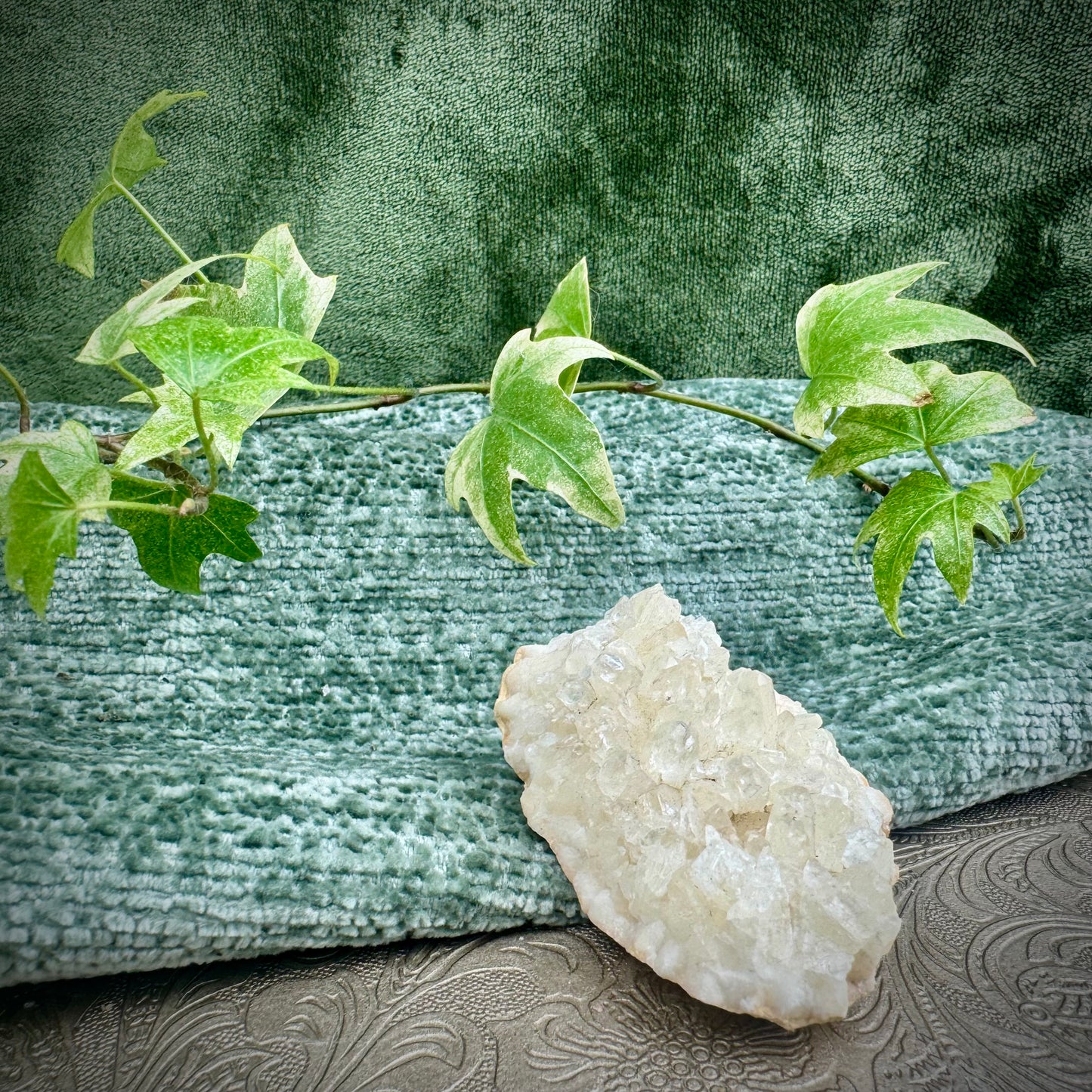 Dolomite, Fluorite and Calcite Cluster