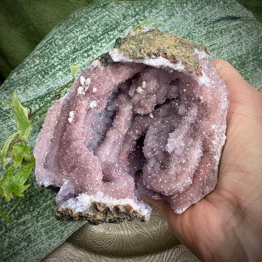 Stalactitic Quartz with Perimorph