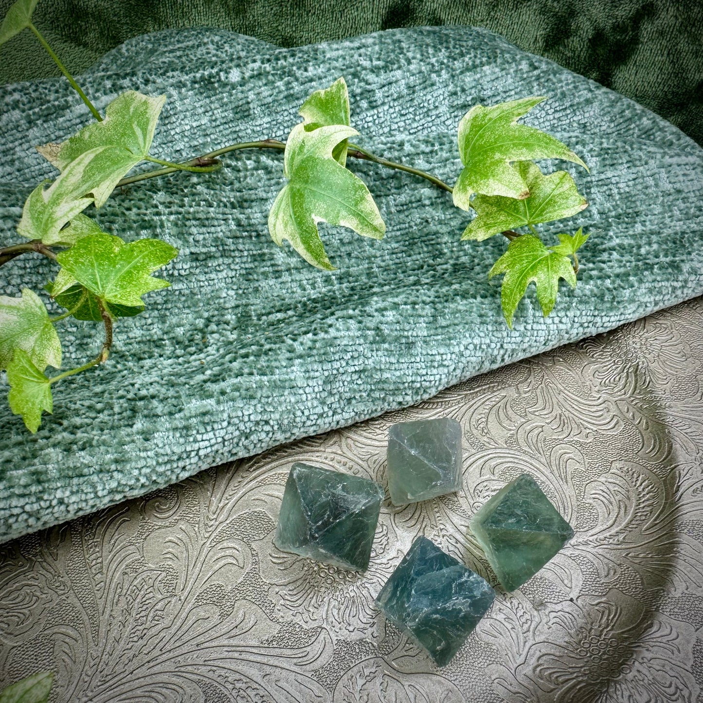 Natural Fluorite Octahedron