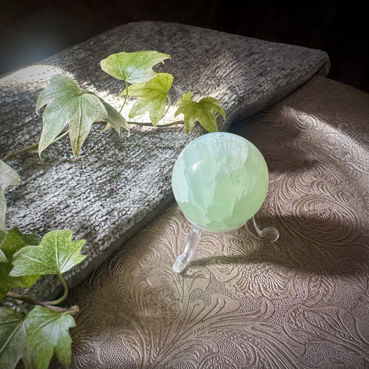 Pistachio Calcite Sphere