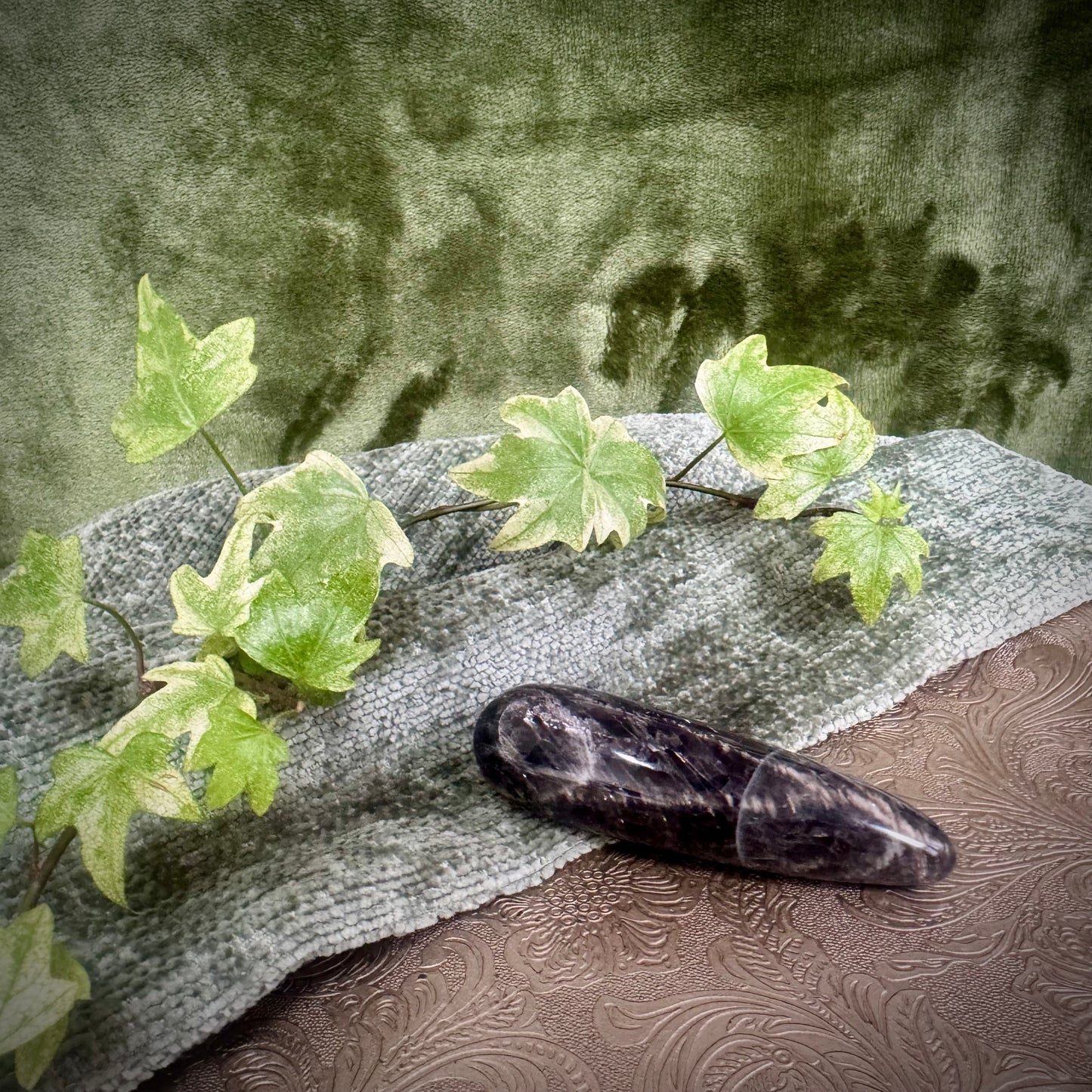 Black Moonstone Massage Wand