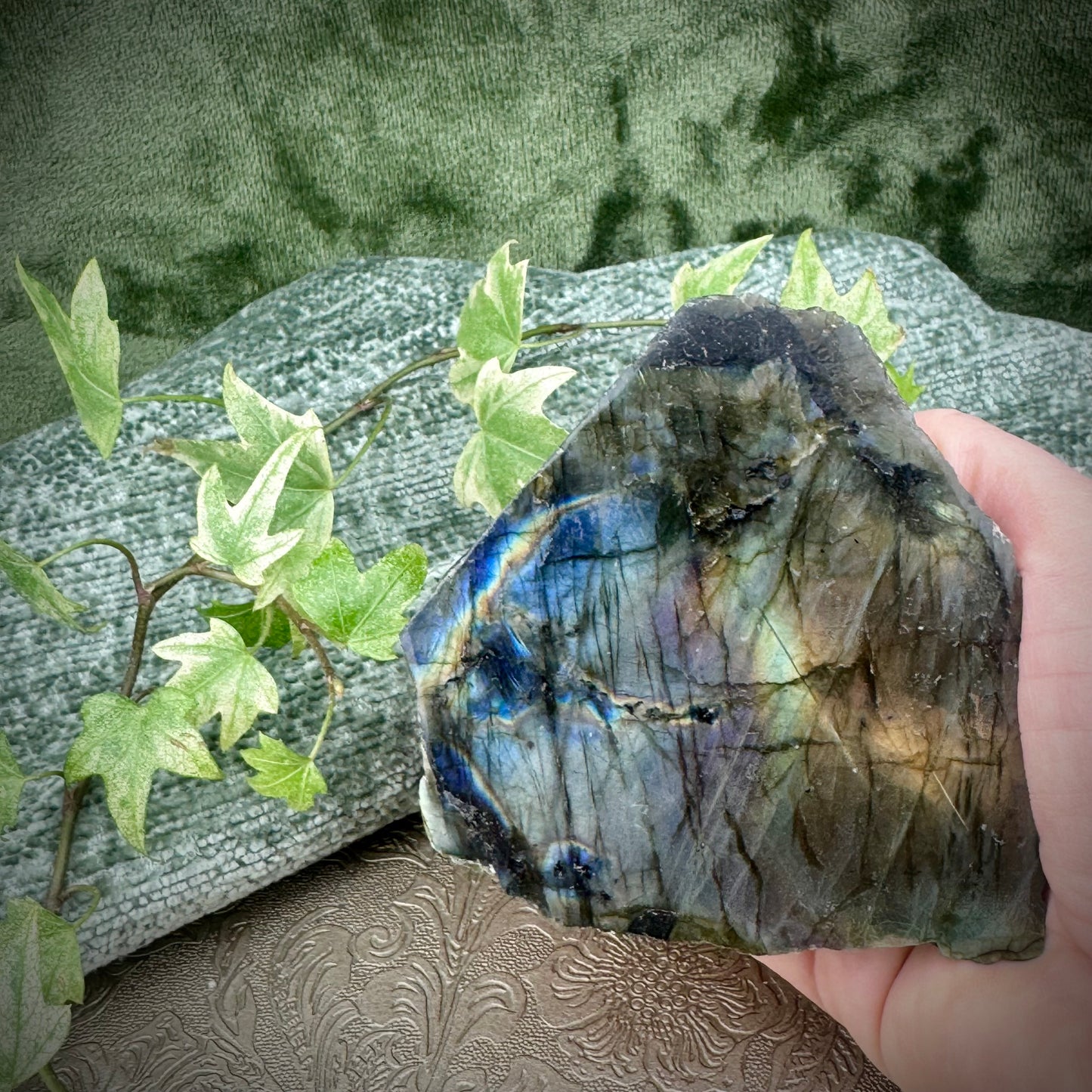 Labradorite Freeform (part polished)