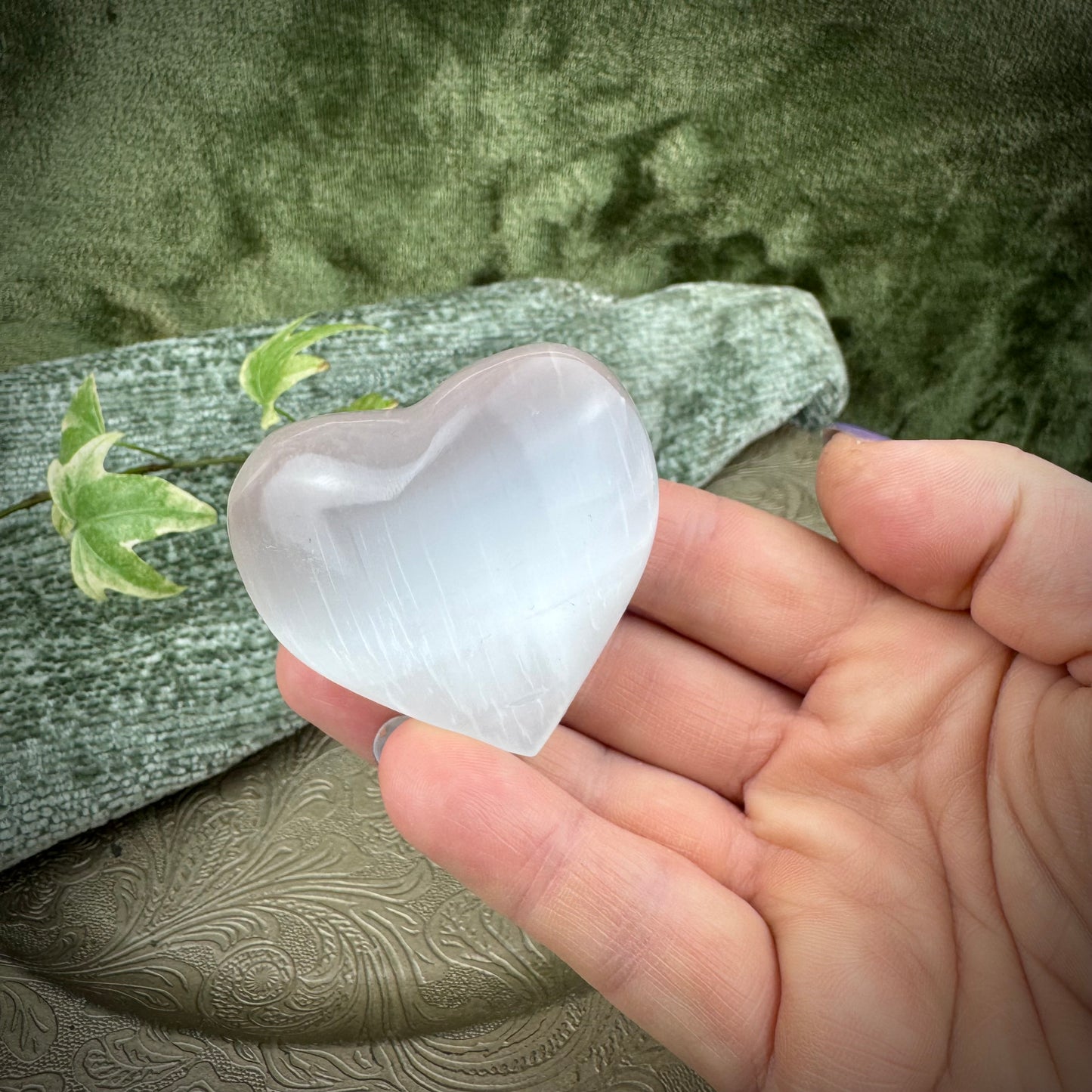 Selenite Heart