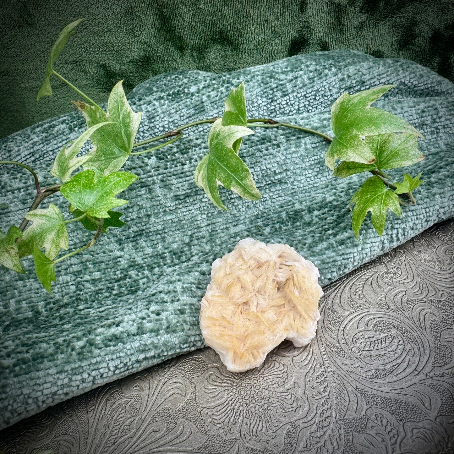 Peach Barite Blade Clusters – Natural Barite