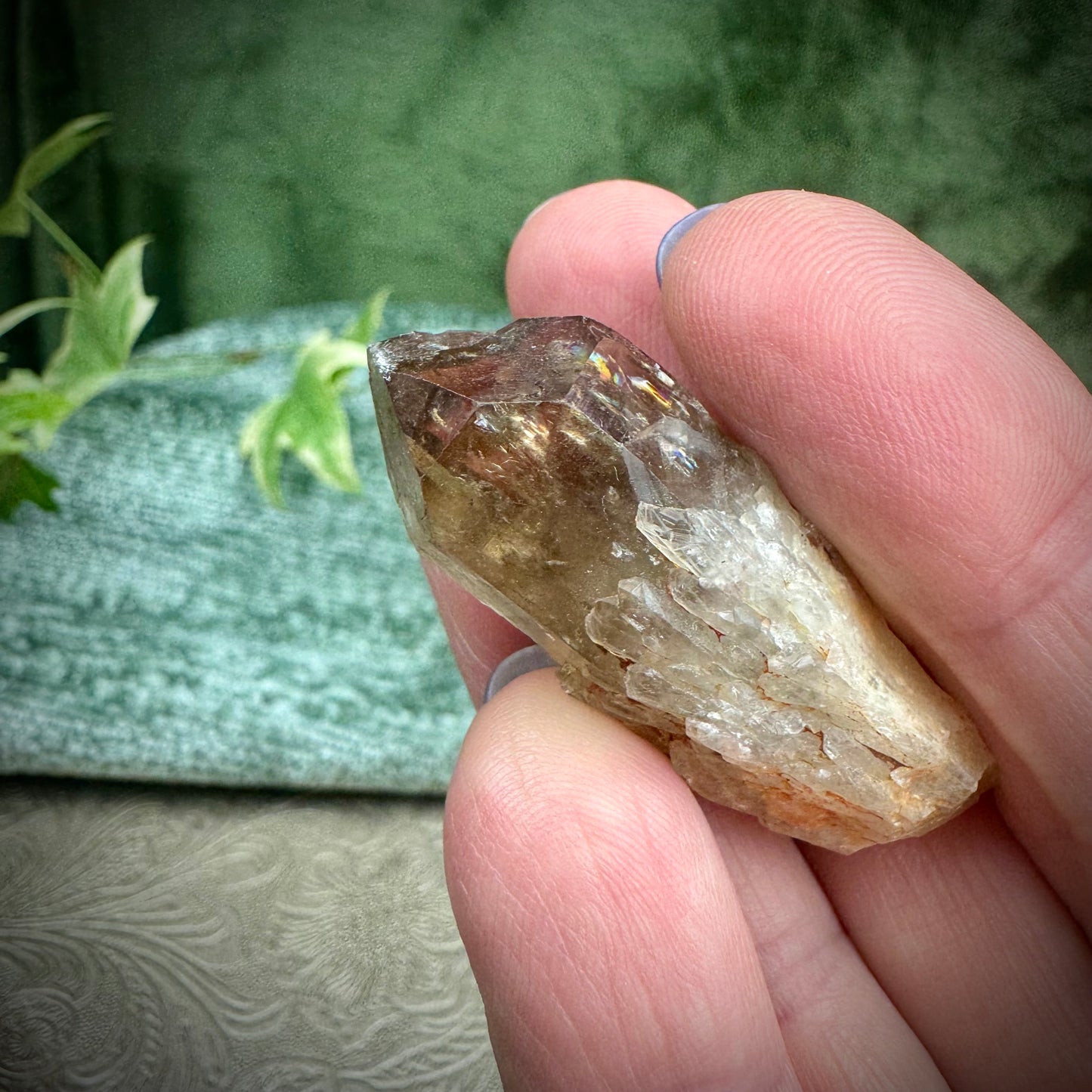 Natural Citrine Raw Point